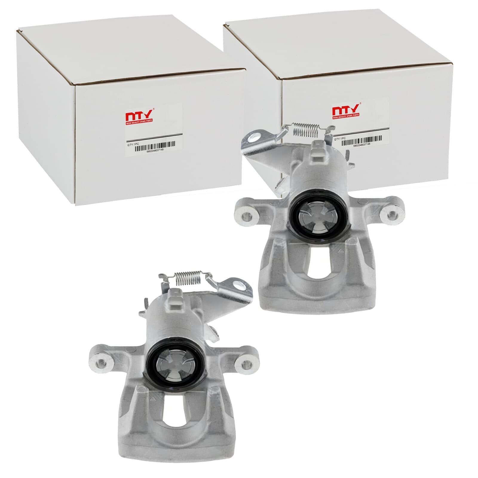 2x NTY Bremssattel hinten | Hzt-re-003 + Hzt-re-002 passend für Fluence Grand Megane Twingo