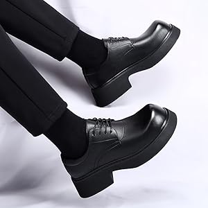 Milkboy 厚底　ドレスシューズ　革靴 miniministore ドレスシューズ レディース 厚底靴 -ファッション