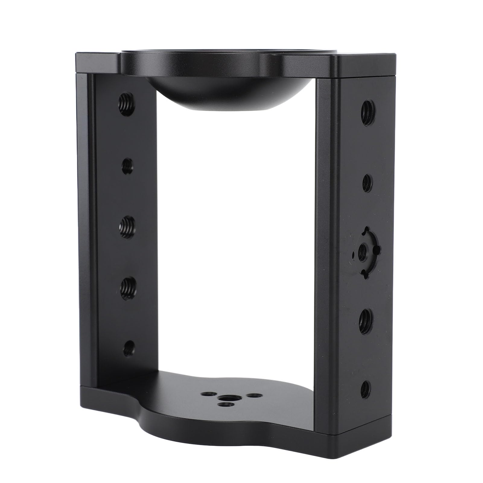 75mm Tripod Head Bowl Riser, Easy To Operate 10kg Load Capacity Anti Corrosive Half Ball Flat To Bowl Adapter Converter Riser for DSLR Rail Slider