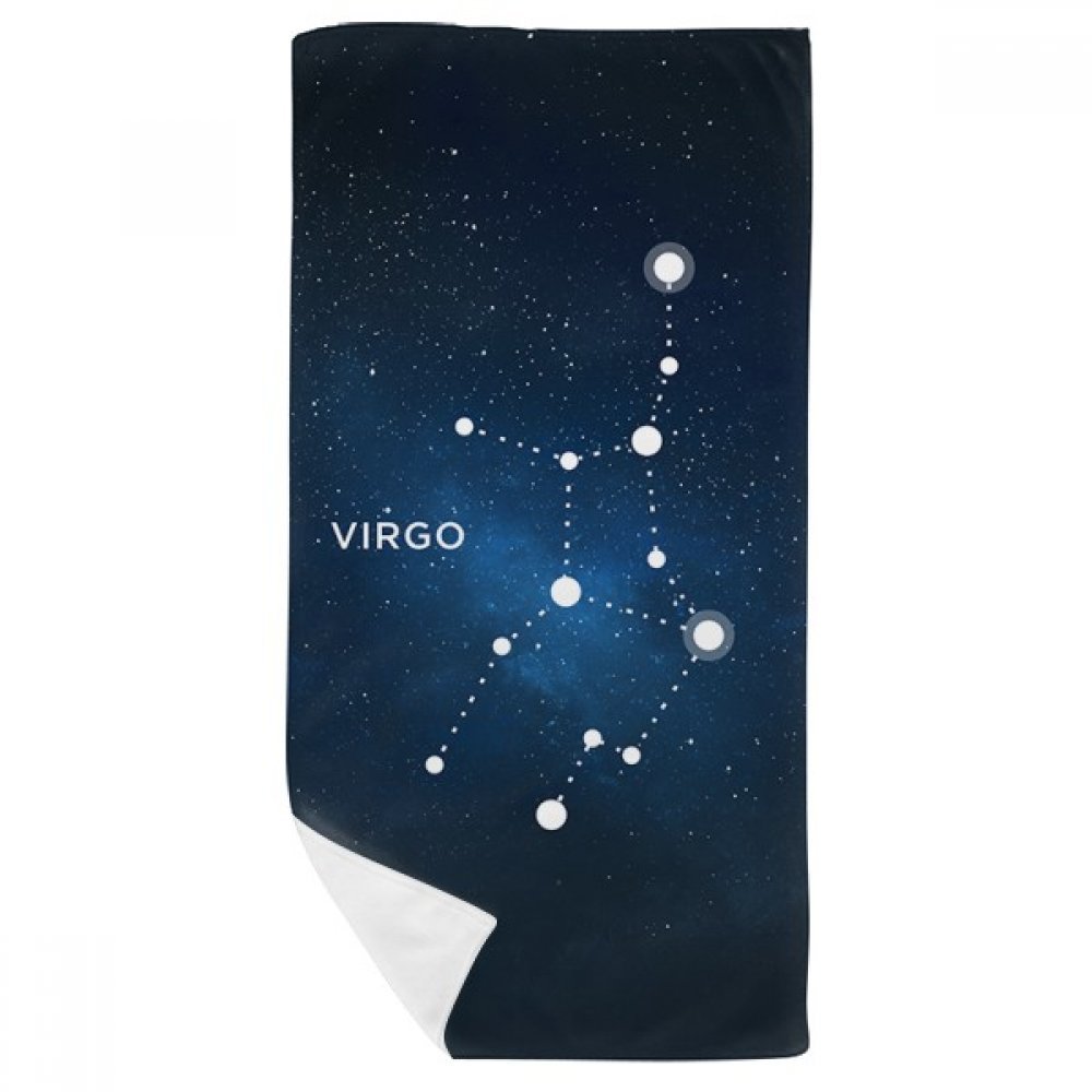 Gant de toilette Vierge constellation 35x70cm pour le sport et le bien-être