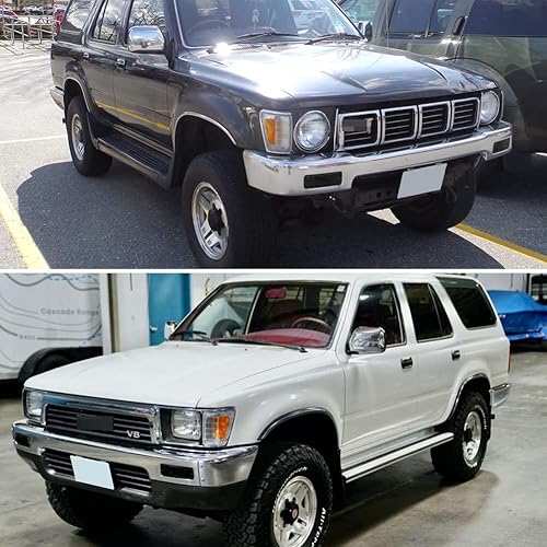 Miniatura 25 de for 1989 1990 1991 1992 1993 1994 1995 Toyota Pickup 2/4WD, 1990 1991 4Runner Front Bumper Turn Signal DRL Daytime Light Smoked Lens Amber & White
