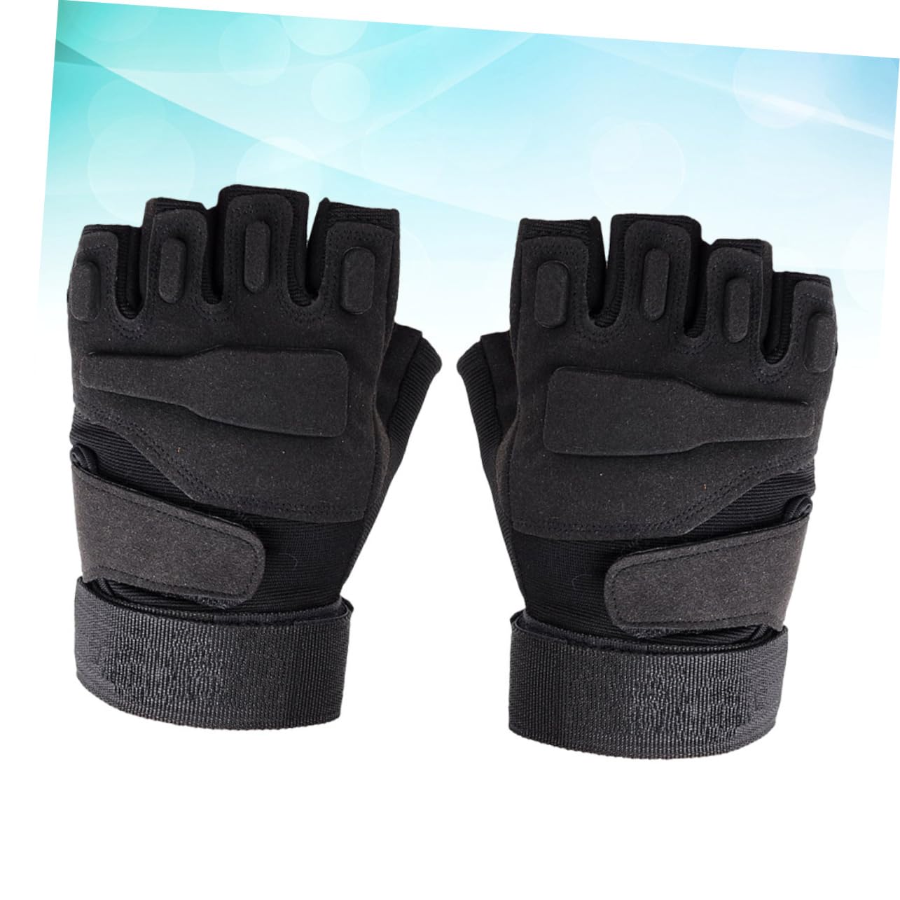 Toddmomy 3stücke Halbfinger Fahrradhandschuhe Für Atmungsaktive Und rutschfeste Sporthandschuhe Für Radfahren Laufen Angeln Und Outdoor-aktivitäten Schwarz