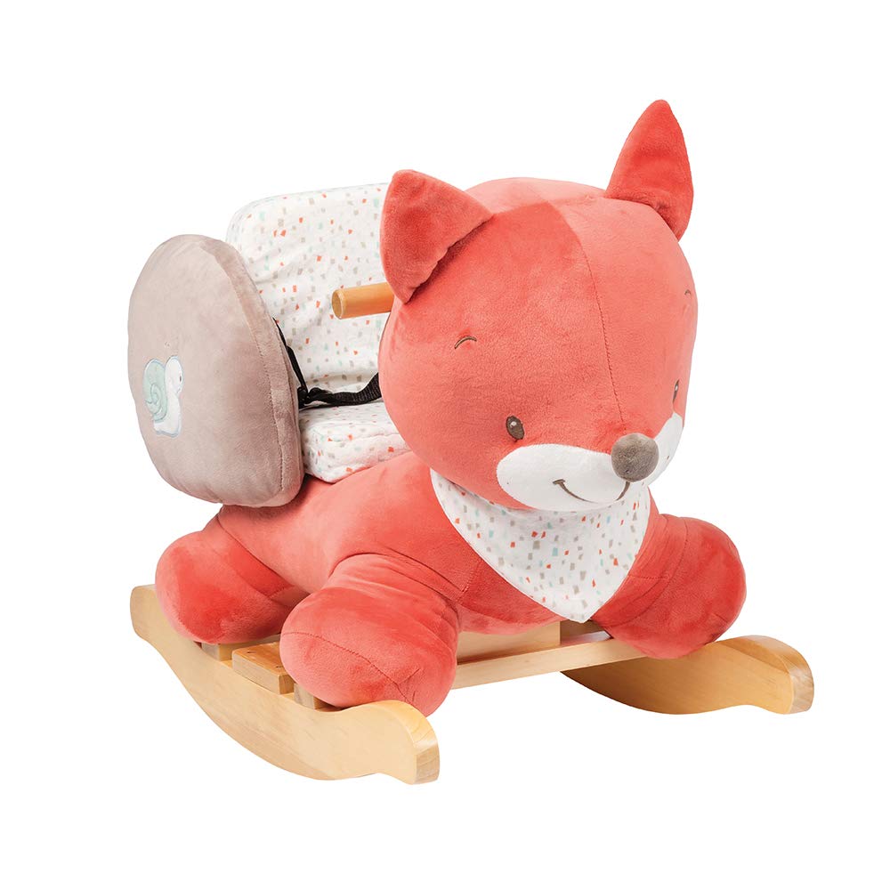 Nattou Dondolo per bambini Oscar La Volpe, 10-36 mesi, 60 x 34 x 46 cm, Arancione/Beige, 296274