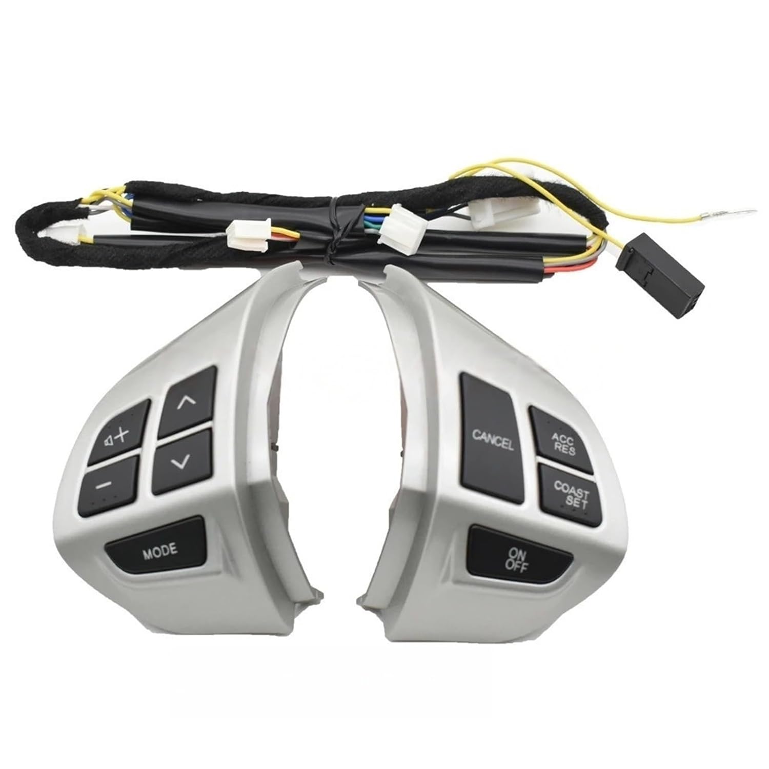 Switch Steering Wheel Buttons Compatible with Mitsubishi ASX Outlander XL Audio Volume Phone Cruise Car Accessories(Right-Wire)