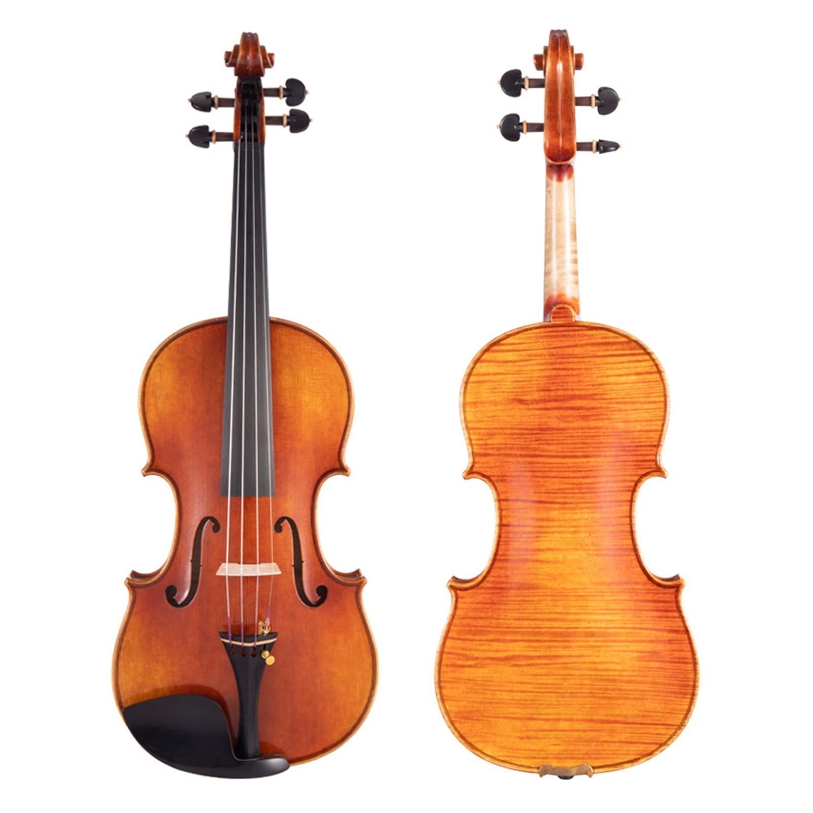 4/4,1/2 /, 3/4,1/4 Violín Hecho A Mano De Madera Maciza para Niños Práctica Práctica Práctica Estudiante violín (Color : 1/2)