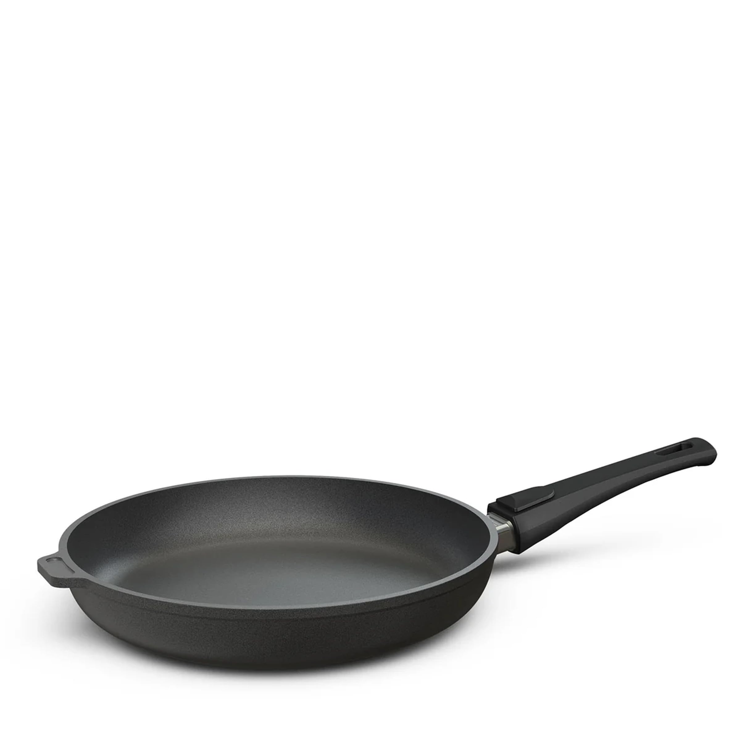 Hoffmann Aluguss Bratpfanne 24cm beschichtet I Abnehmbarer Griff Induktion ohne Glasdeckel
