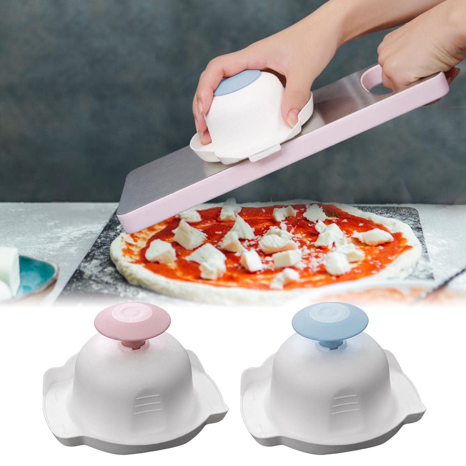 Lot de 2 porte-fruits de sécurité, râpe de cuisine, protection des doigts pour raboter, support à légumes pour râper en V et râper, porte-fruits, protection des mains pour raboter et râper en toute