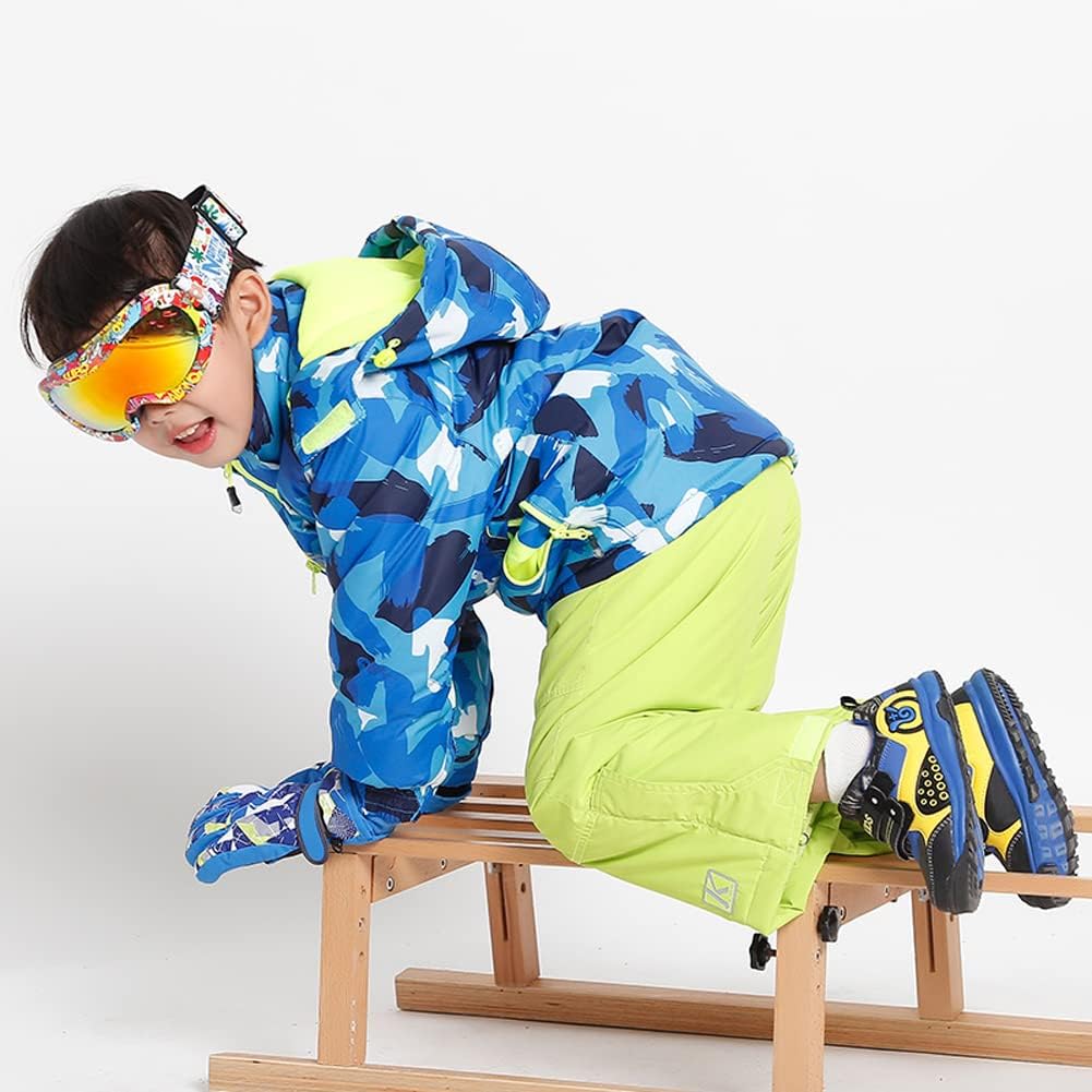 HOTIAN Boys Ski Jacket Snow Jacket Pants Suits Windproof Waterproof Winter Coats,Style 23,10 - Image 3