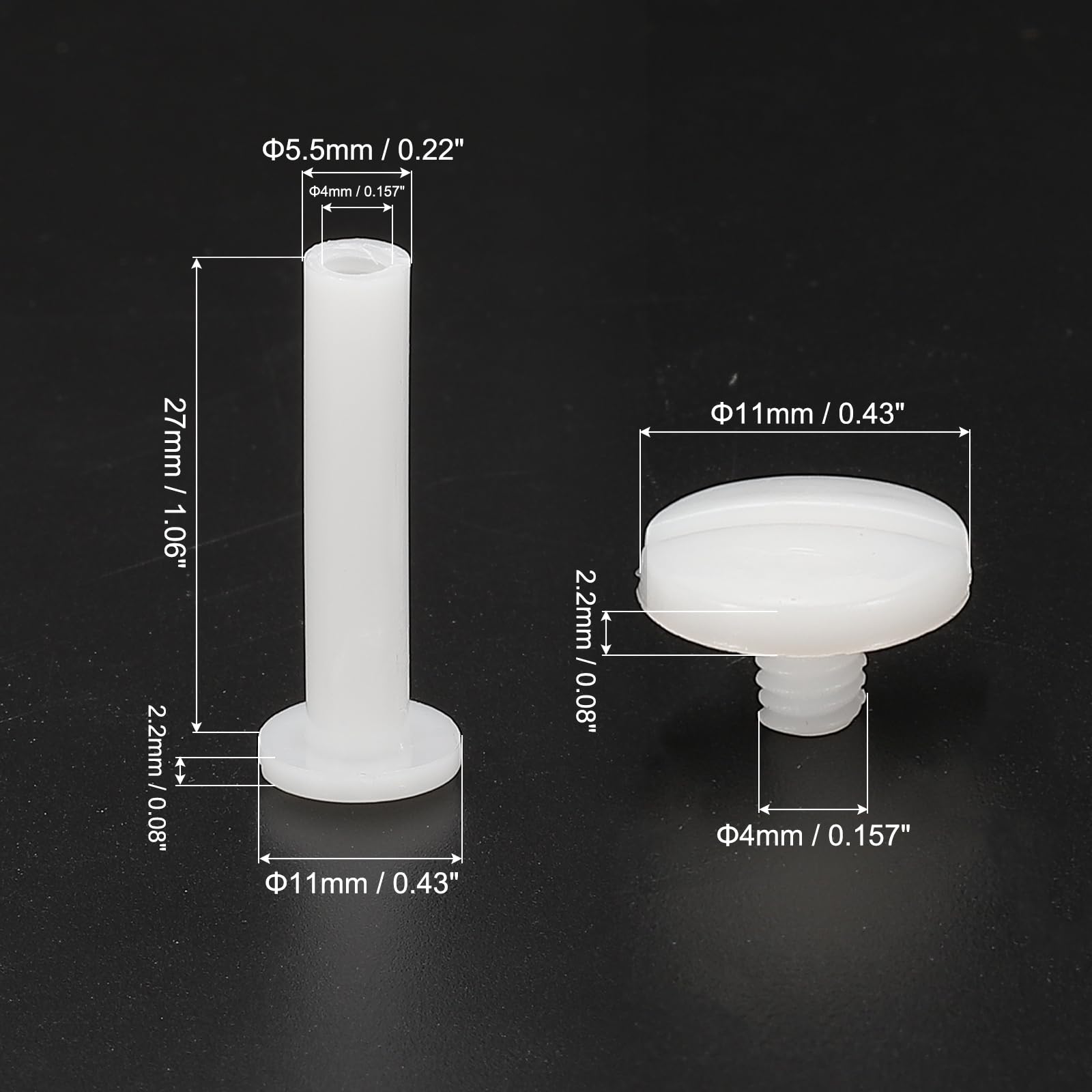 PATIKIL 27mm Chicago Screws - Image 2