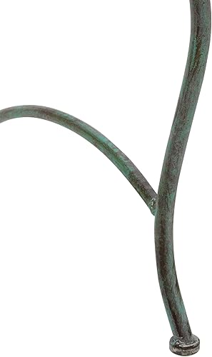 Miniatura 8 de SAFAVIEH Outdoor Collection Leah - Juego de 4 piezas de hierro forjado con pergamino victoriano, color verde oscuro antiguo