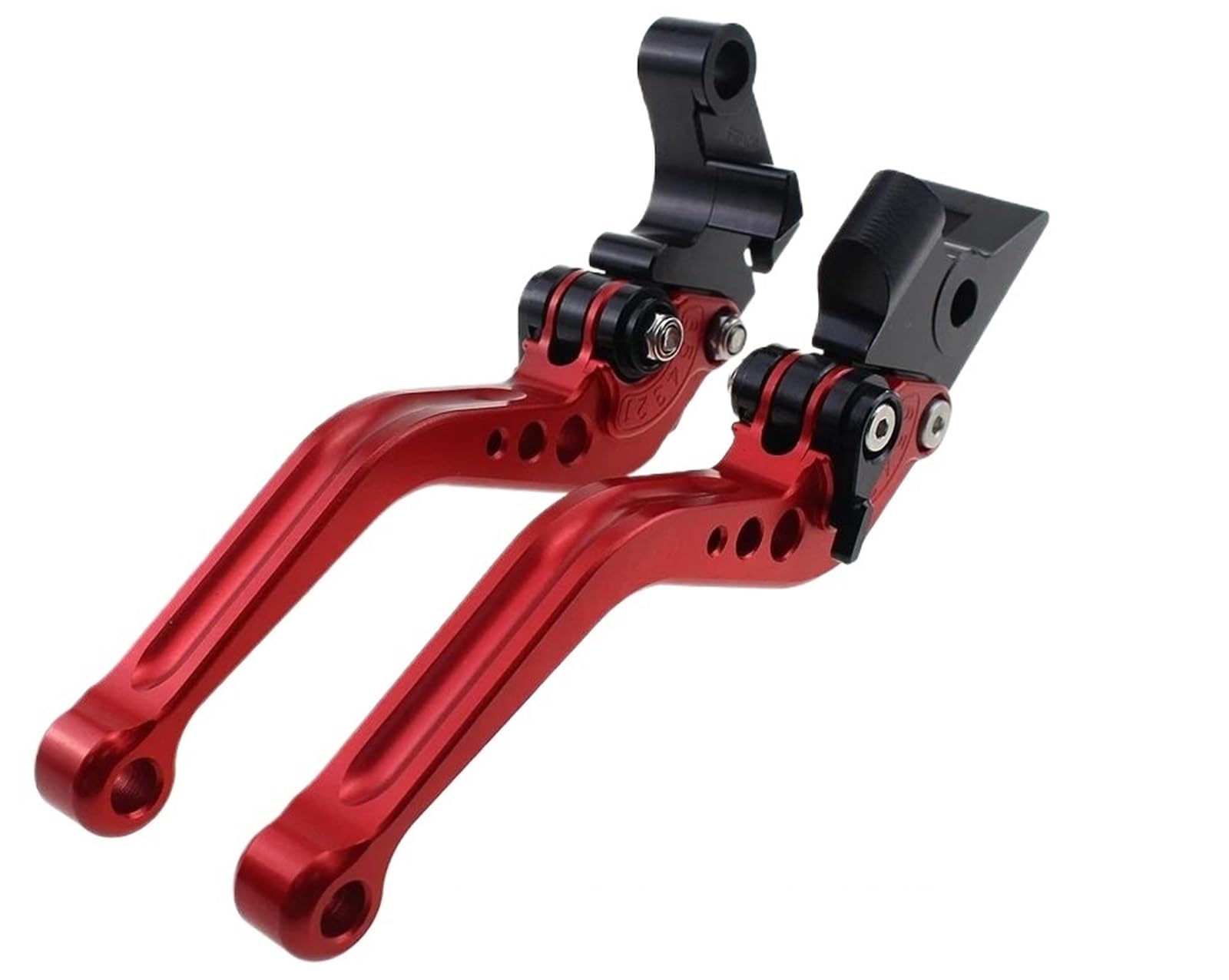 RLIMELOPGG Brake Clutch Levers for CB500F for CB-500F for CB-500 F for CB 500F for CB 500 F 2022 Motorcycle Short Long Brake Clutch Levers(Short Red)