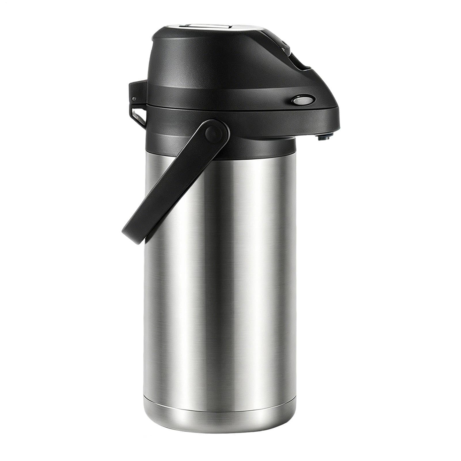 Tumbler per Acqua Borraccia Isolata a Pulsante da 1,9 L | Da Caffè Isolata per Caffè, Tè, Bevande, Viaggi, Casa, Scuola, Ufficio, Campeggio e