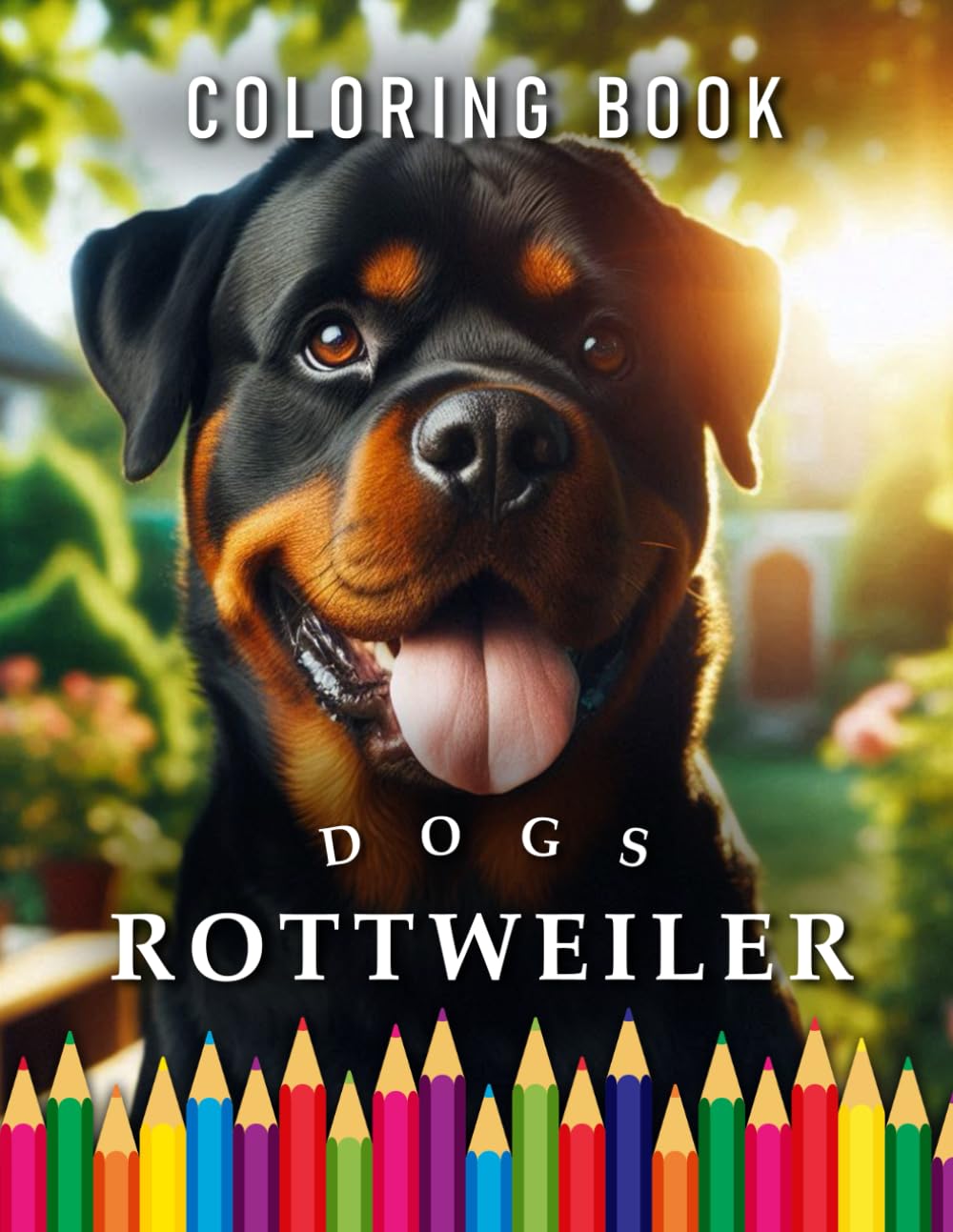 Rottweiler | Coloring Book: For Adults & Children | The perfect Gift for Dog Lovers (Dogs | Coloring Books)