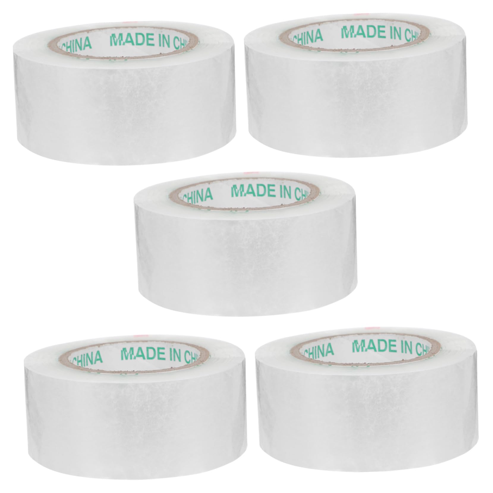 5 Rolek Heavy Duty Shipping Tape for Packing Transparent Packaging Tape for Moving Boxes Strong Adhesive Yards Total Yards