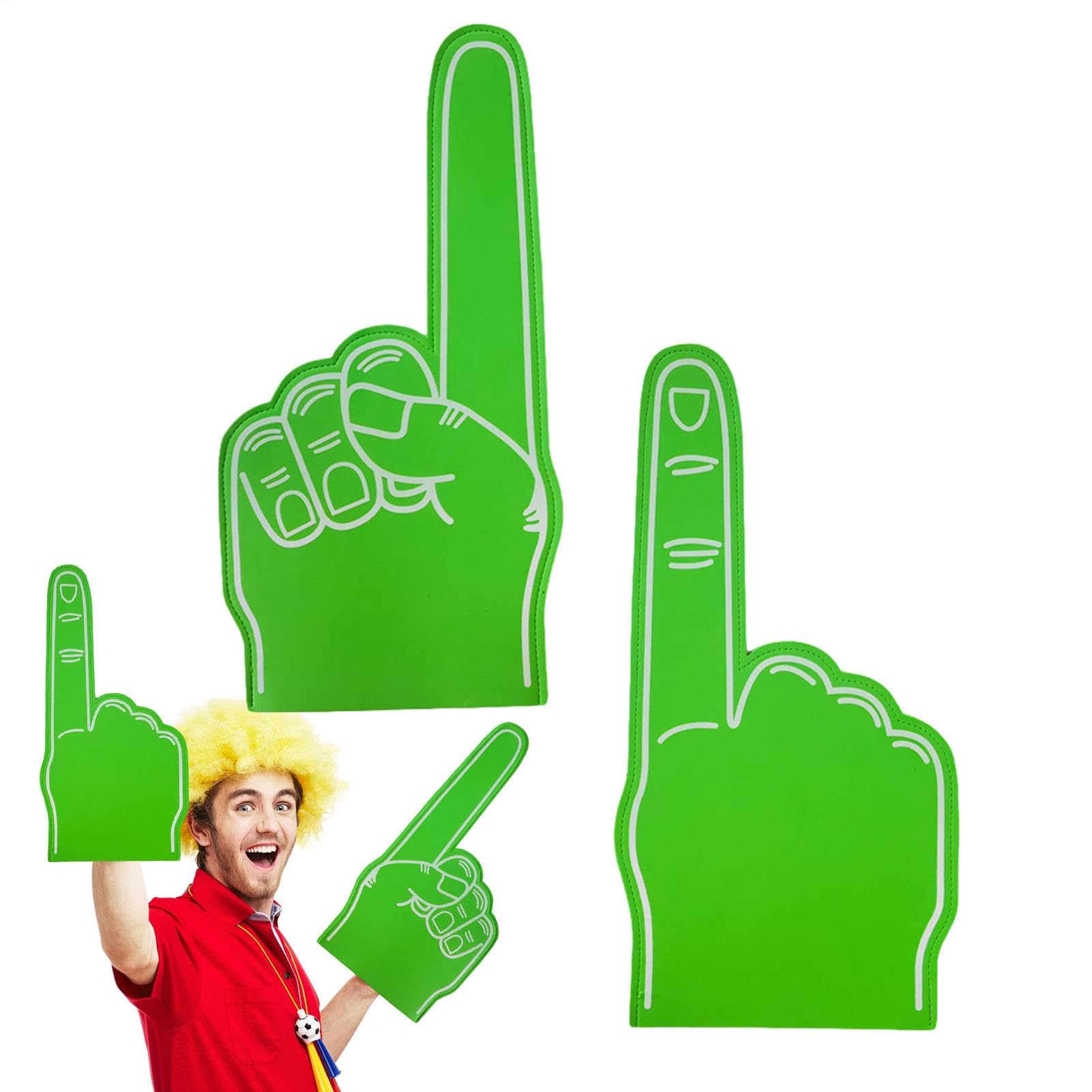 Foam Finger - Finger en mousse géante | Sports Foam Finger | 18 pouces Sports Fan Foam Finger, Cheerleading Foam Finger, Blank Foam Hand, Cheerleading Props for Sports Events Games School Business