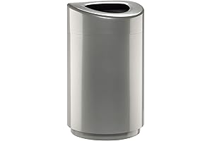 Safco 30-Gallon Open-Top Waste Receptacle