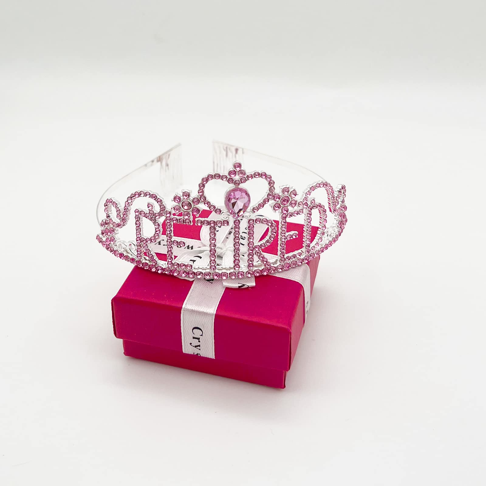 GotGala Ensemble Diadème Et écharpe De Retraite : Marron Pailleté, « I'm Retired! », Parfait Pour Les Décorations Et Cadeaux De Fête De Retraite Des Femmes