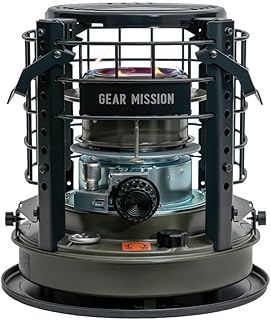 【トヨトミ】GEAR MISSION 石油こんろ K3-GM1(G)オリーブ アウトドア コンパクト 煮炊き暖房用 日本製 調理