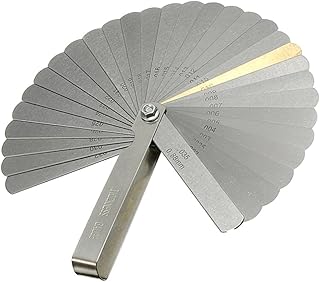 Luthier Feeler Gauge Set 32 Piece Feeler Gauges Imperial&Metric Guitar String Height Tool
