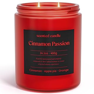 CHILLFLAME Cinnamon Candle 14.1 oz Fall