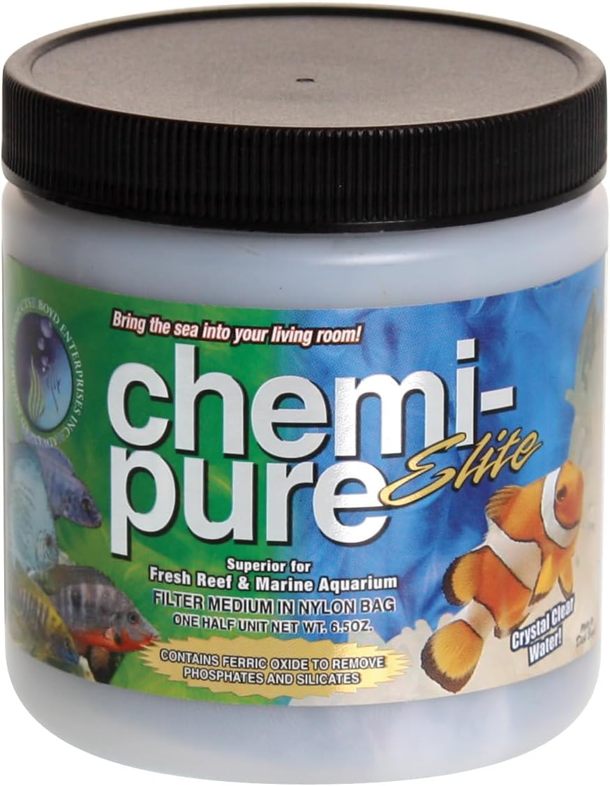 CHEMIPURE Fish Food, 6.5 oz, Elite