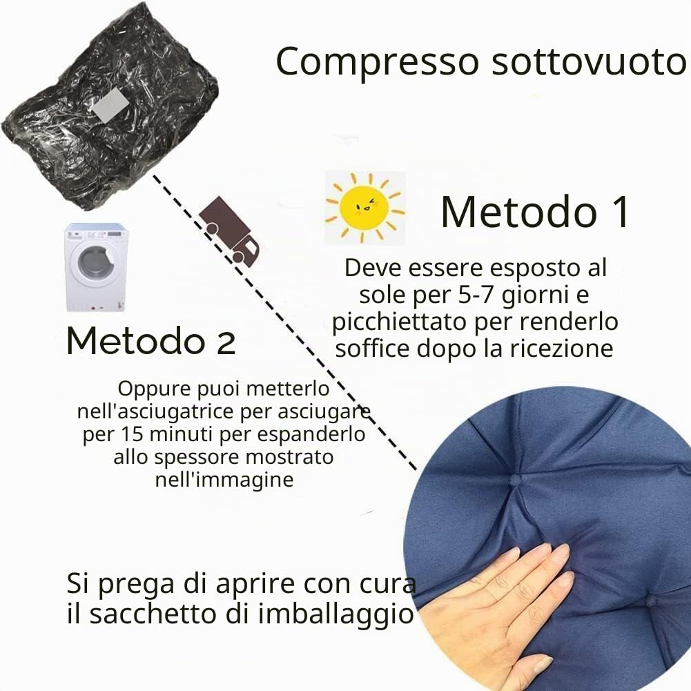 uyeoco Cuscini per sedie da giardino con schienale alto 110x50,Cuscini per sedie a dondolo,Cuscini per sedie in vimini in un unico pezzo con lacci Cuscino per sedie per interni all'aperto(4#)