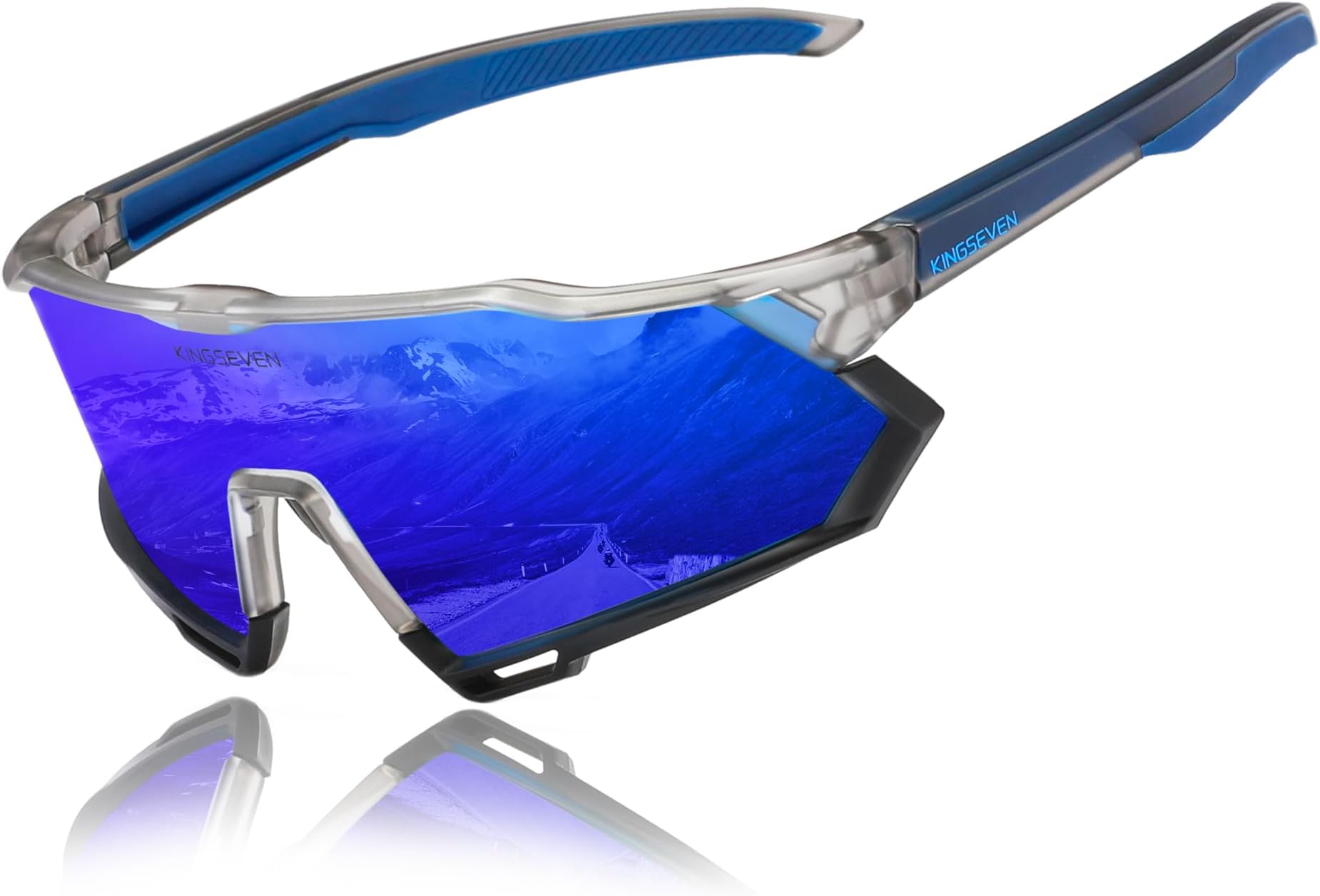 KINGSEVENPolarized Sunglasses for Men and Women Sports Sunglasses with UV400 Protection for Driving Fishing Cycling A3