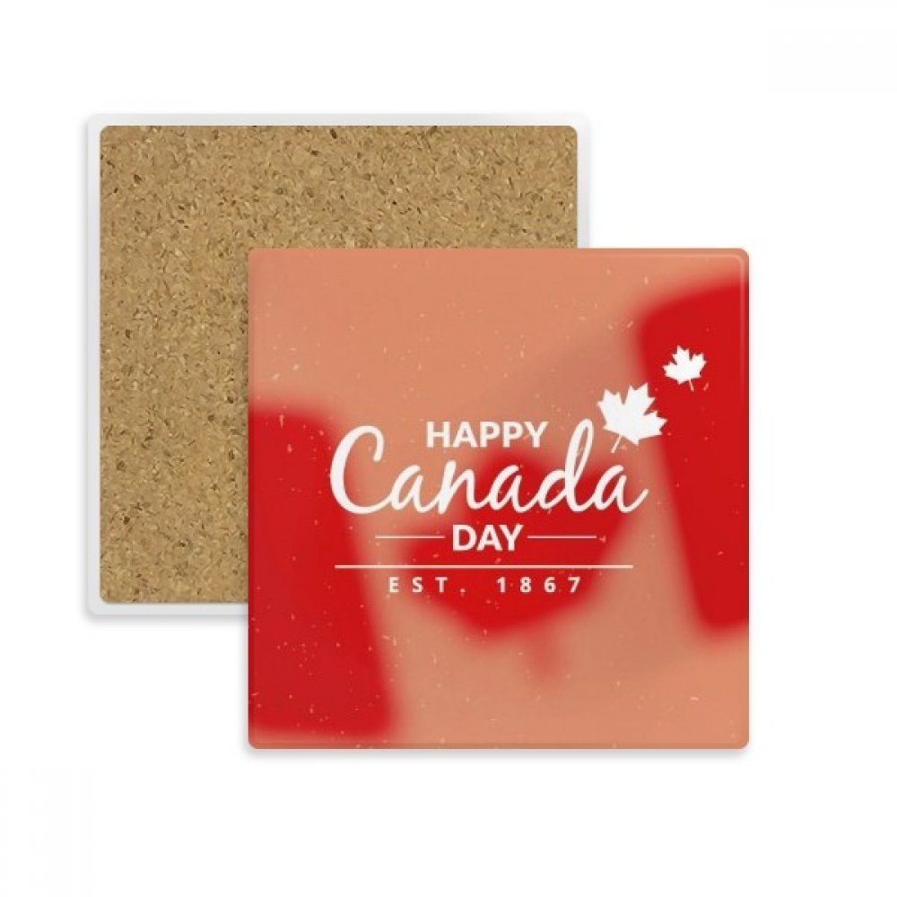 Coaster Juillet Canada dessous de verre absorbant pour tasse et verre multicolore