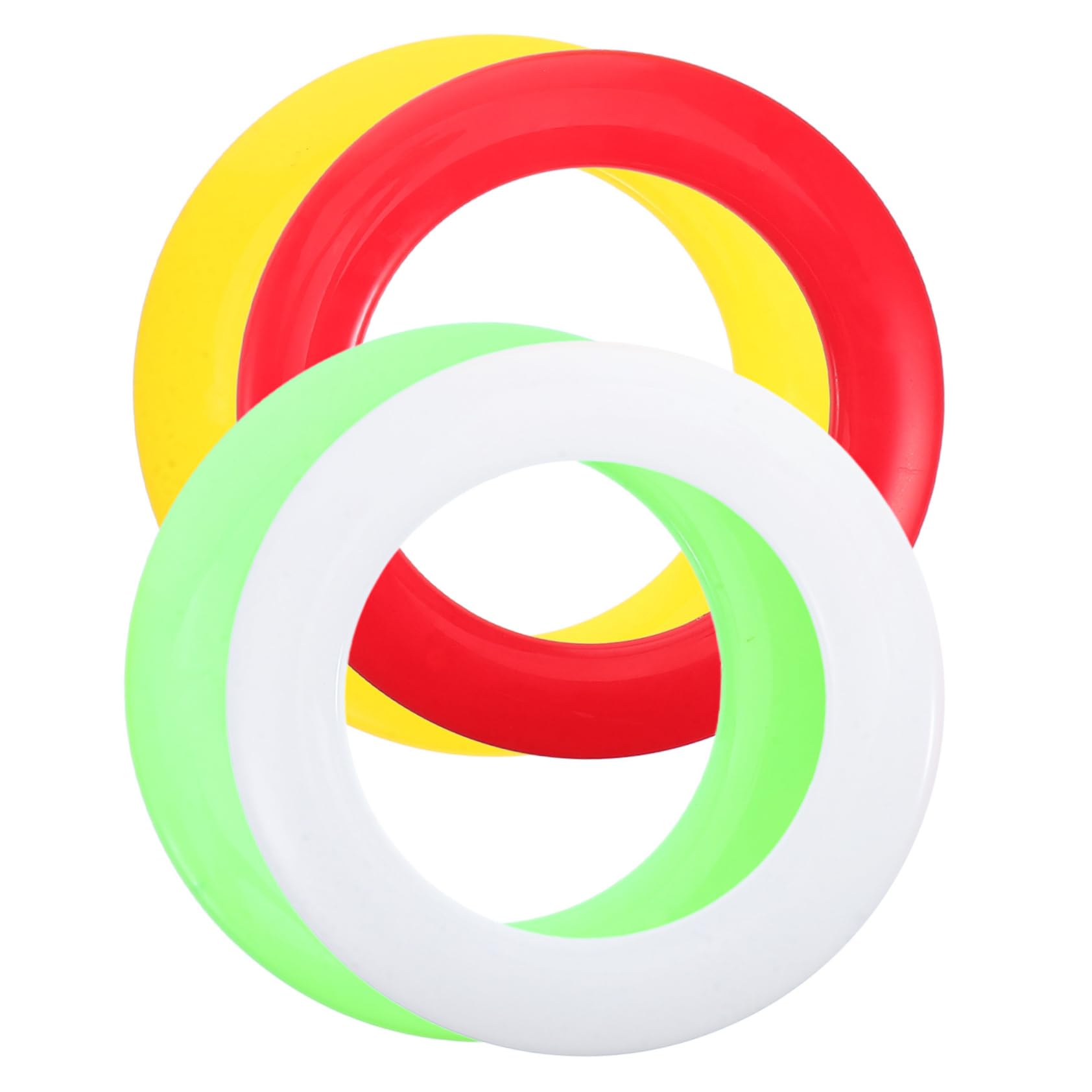 BESTonZON 4pcs Flying Discs Lightweight Hollow Design for Beach Games Outdoor Fun Parent Interaction Flying Rings for All Ages