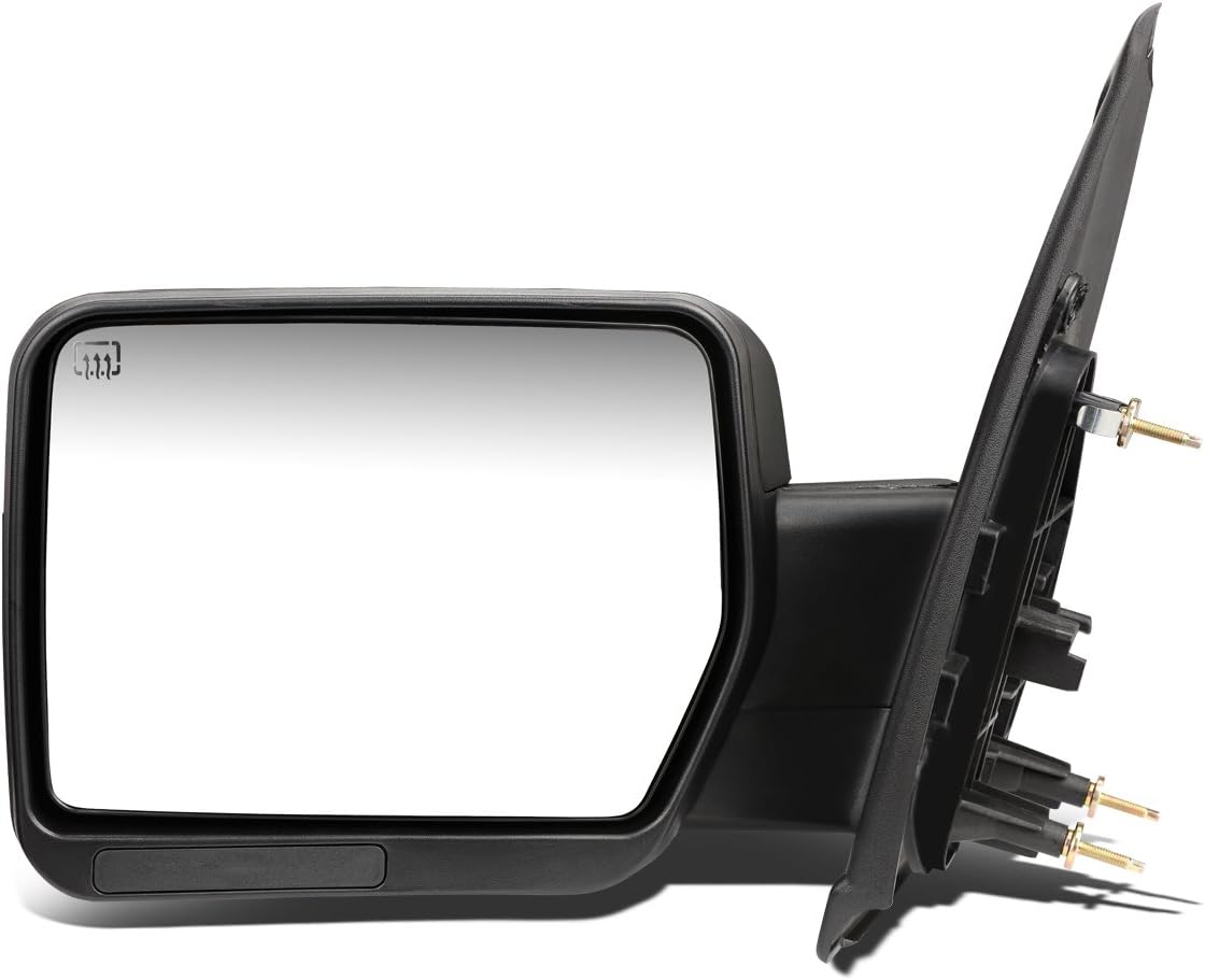 DNA Motoring TWM-019-T111-BK-L Towing Side Mirror (Left/Driver Side) [For 04-14 Ford F150], Black