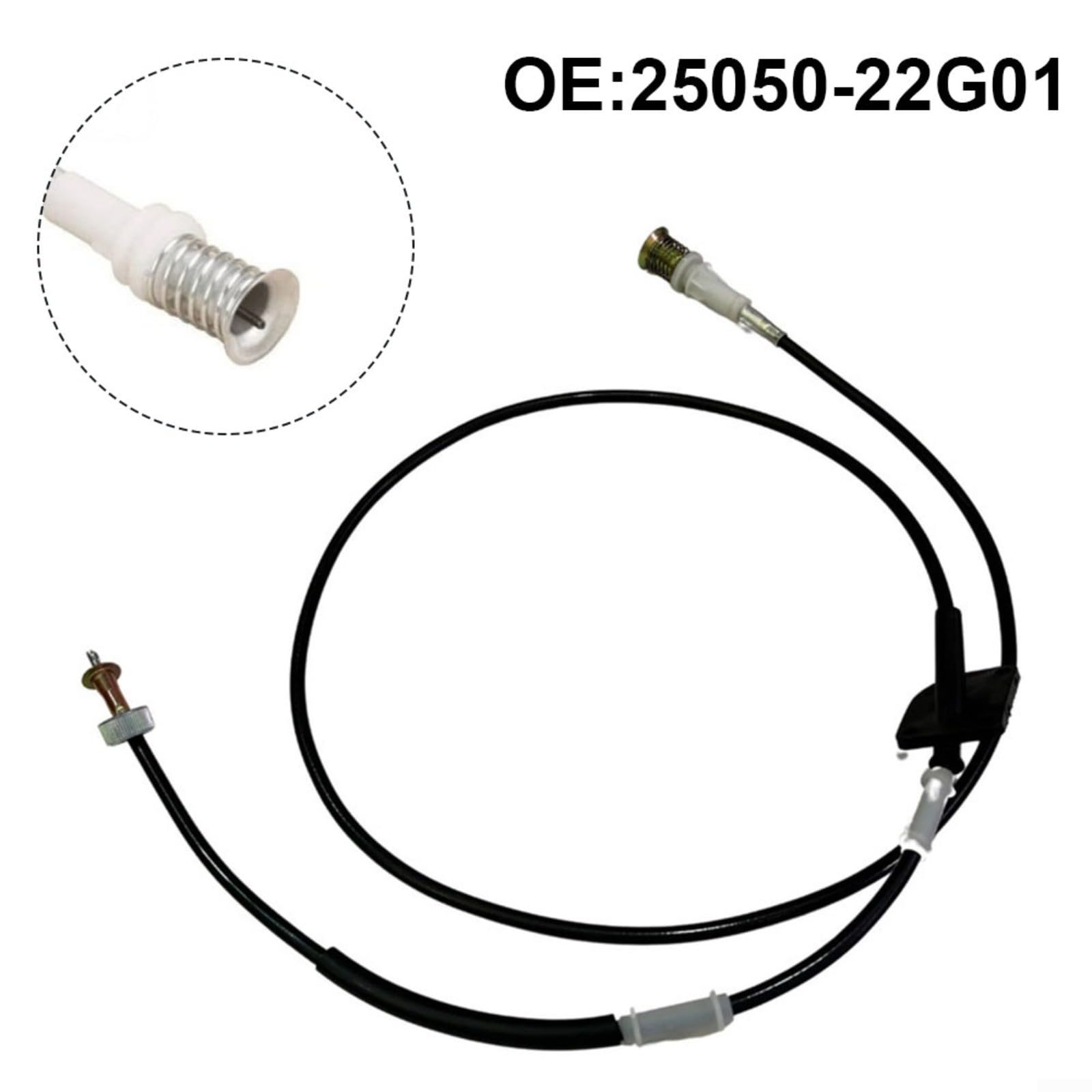 Kabel do prędkościomierza D21 Pickup Navara Ute 1986-1997, zamiennik do OEM 25050-22G01, wytrzymała konstrukcja z metalu i tworzywa sztucznego do silników TD25 BDI