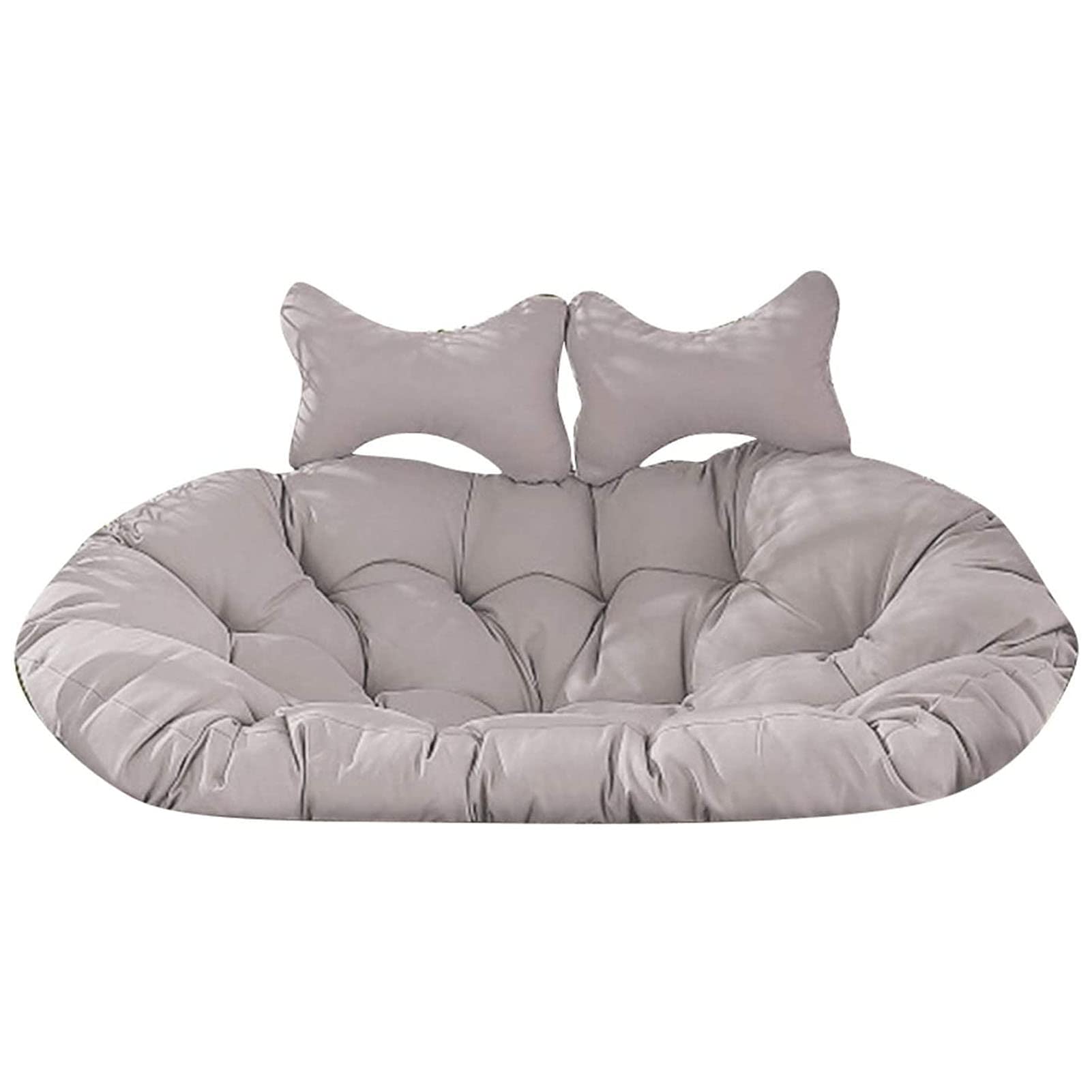 Balançoire Panier Suspendu Coussin de Siège Jardin Double Suspendu Oeuf Chaise Coussins Patio Jardin Meubles Coussin pour Décoration Intérieure (Seulement Coussin)