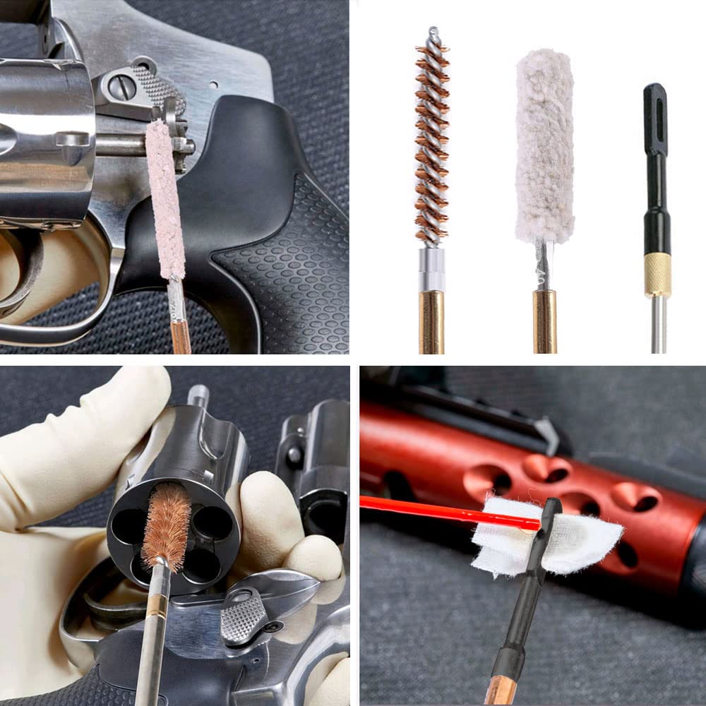 Kit De Brosses Pour Nettoyage D'armes à Feu – 70 Pièces, Métal Et Nylon (Neuf)