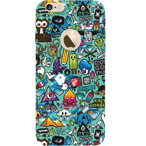 Casotec Plastic Crazy Design Hard Back Case Cover for Apple iPhone 6 / 6S, Multi-Coloured (B01BWNDEJM) Amazon Price History, Amazon Price Tracker