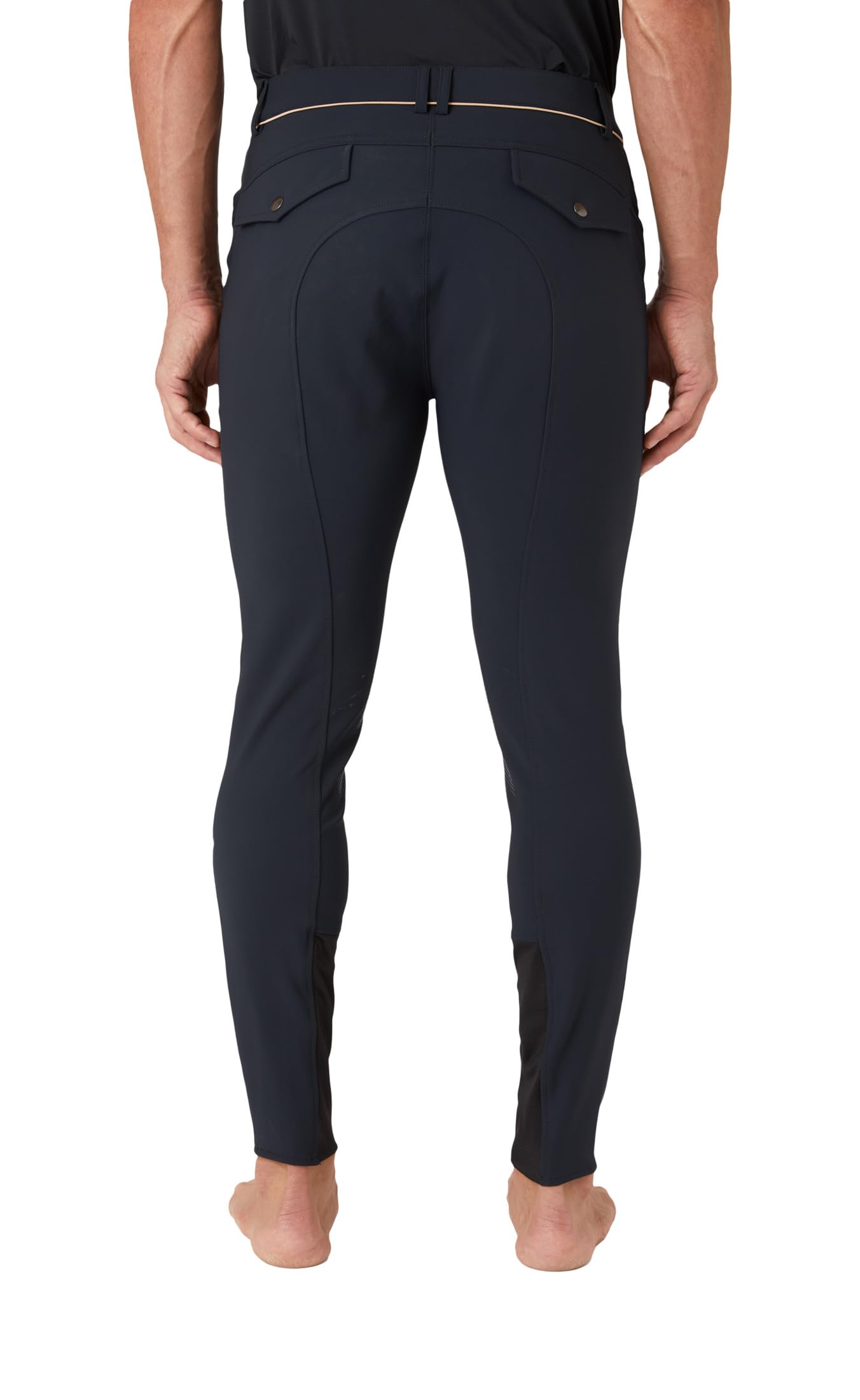 HORZE B Vertigo Damien - Pantaloni da equitazione da uomo in silicone
