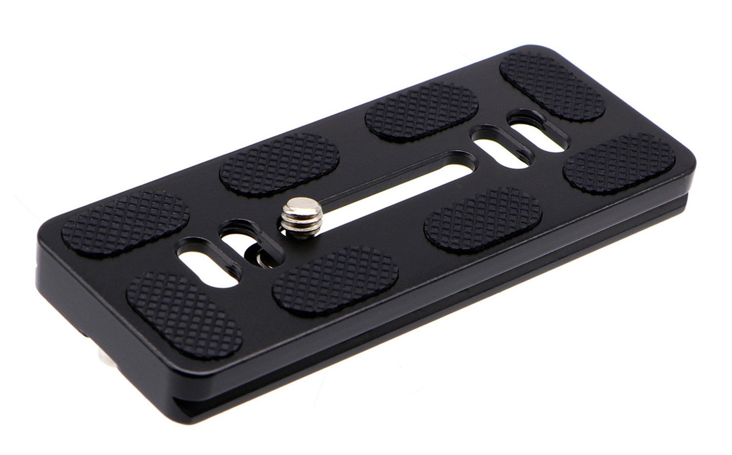 HITHUT PU-100 100mm Universal Quick Release QR Plate with D-Ring Screw for Tripod Monopod Ball Head DSLR Camera, Arca-Swiss Compatible