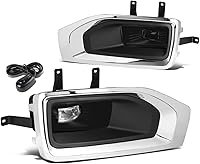 Vista 9 de DNA MOTORING FL-ZTL-263-AM Luz antiniebla LED con bisel e interruptor [compatible con Escalade 07-08 / Avalanche 07-13 / 07-15 Silverado]