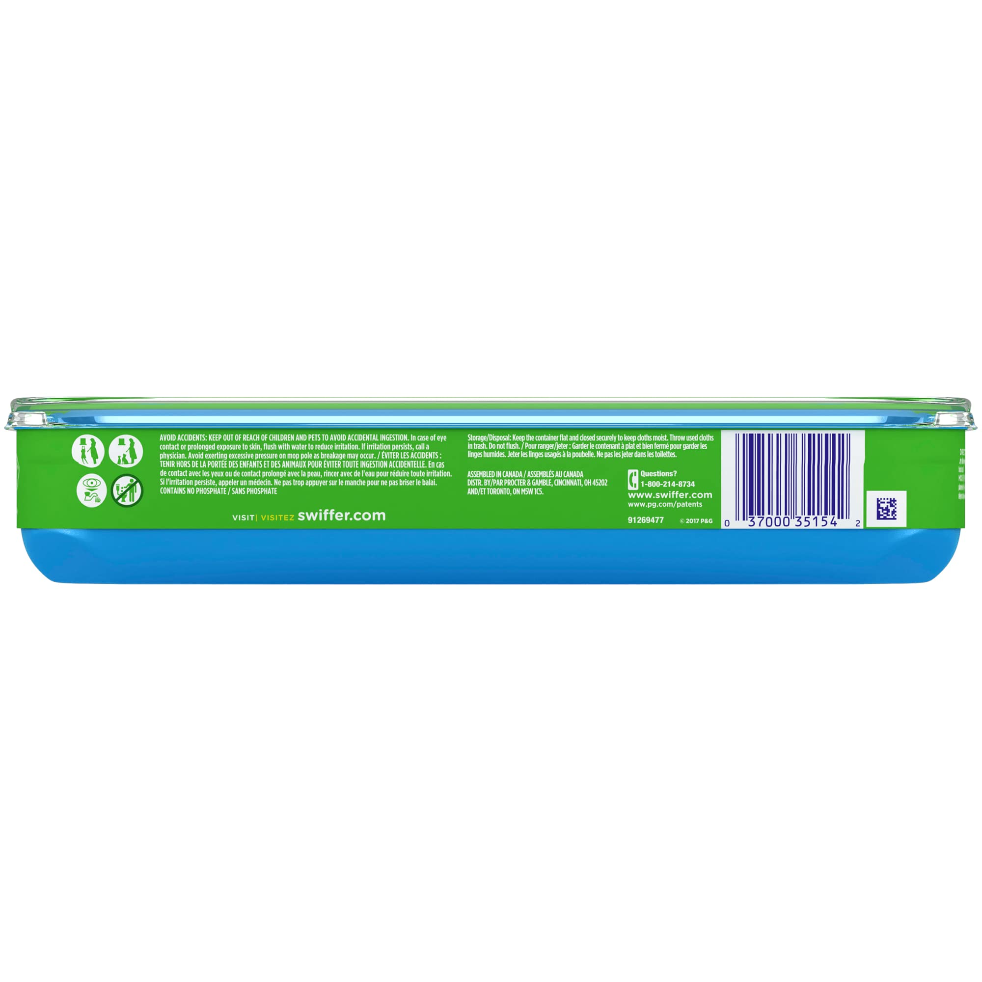 Swiffer productos – Swiffer – Sistema de recarga de mojado, gamuza, 12/caja – se vende como 1 caja