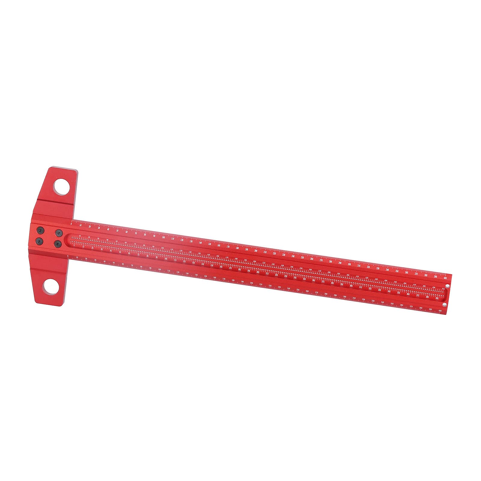 AUNMAS Squadra a T in Alluminio 6061, Righello Ad Angolo Retto da (400mm)