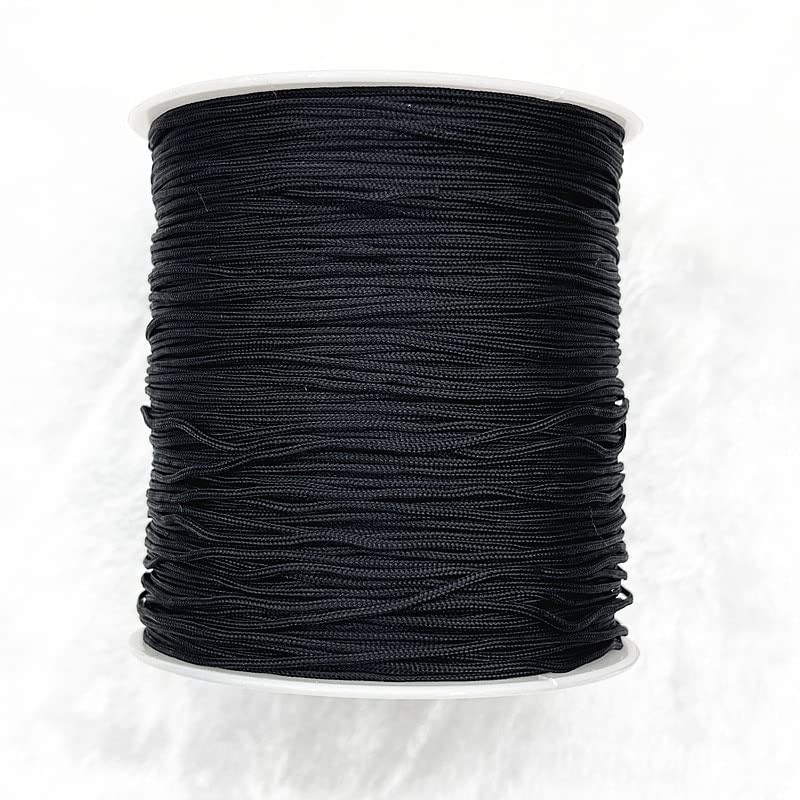300 Yards/Rolle 1,0 mm Nylonschnur Faden Knoten Makramee Schnur Armband geflochtene Schnur DIY handgemachte Quasten Perlenschnur Faden (Color : 36)