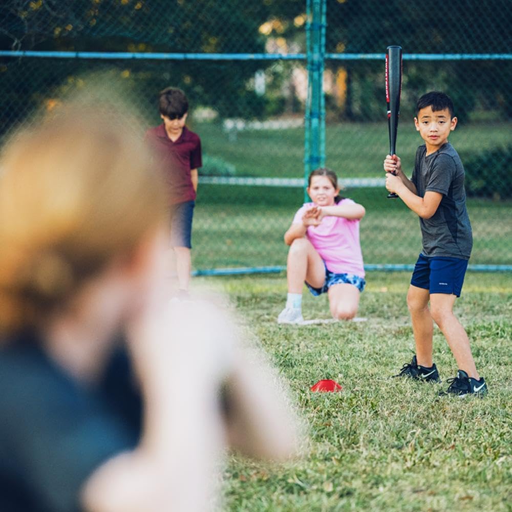 SweetSpot Backyard Homerun Kit | Complete Backyard Baseball Set | Includes Strikezone, Plastic Big Barrel Bat, Plastic Balls, and Field Markers