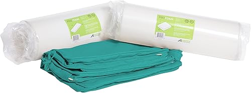 Miniatura 4 de Arden Selections ProFoam Performance - Cojín para tumbona para exteriores, 46 x 21, color azul lapislázuli