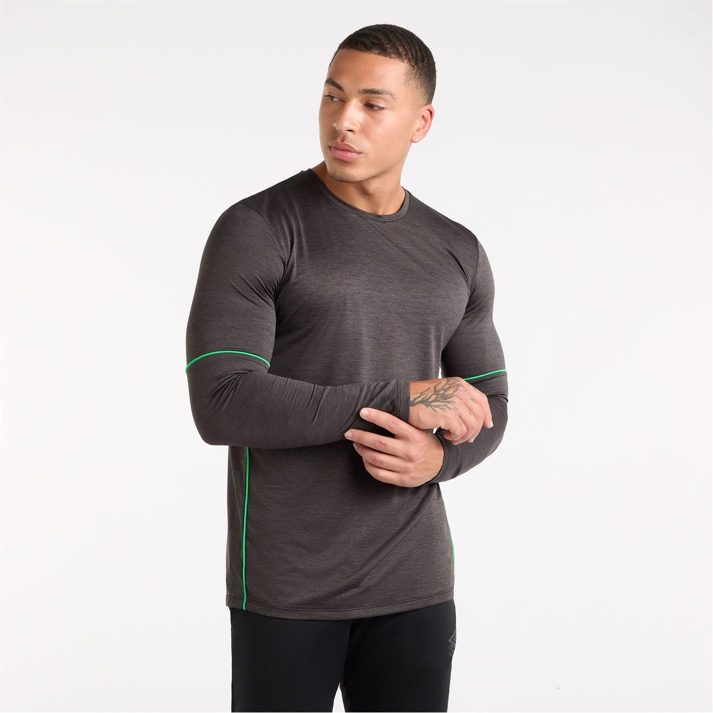 Umbro Pro Training Ls Marl Poly Tee