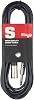 Stagg SMC3 S-Series Male XLR to Female XLR Microphone Cable - 10ft