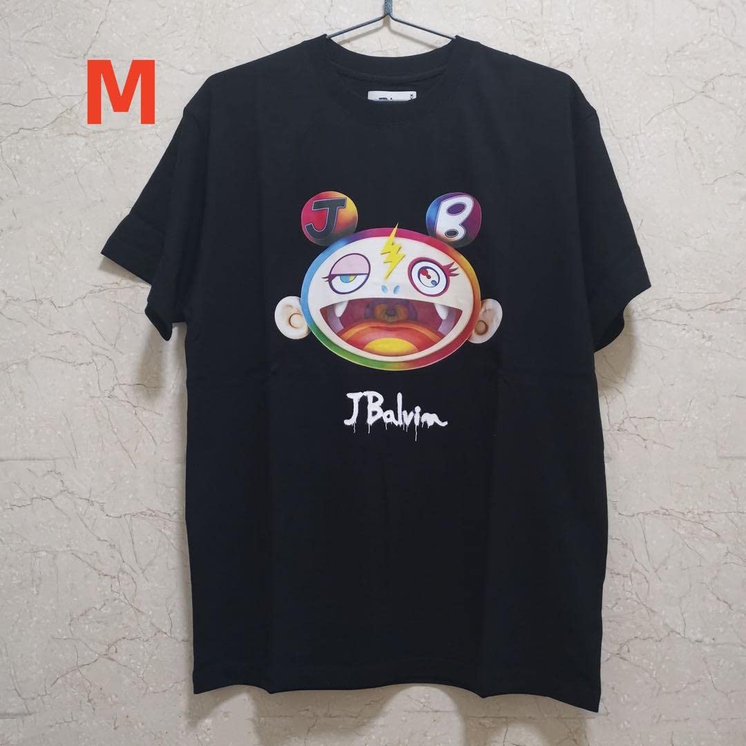 Amazon.co.jp: J.BALVIN x Takashi Murakami Collaboration T-shirt (M 