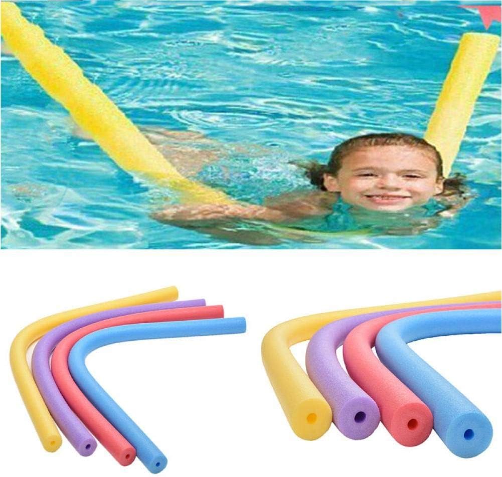 Flexible Floating Swimming Pool Noodle Swim Kickboard Water Float Aid Woggle Noodles Hollow Learn Swimming Foam Diy Toys