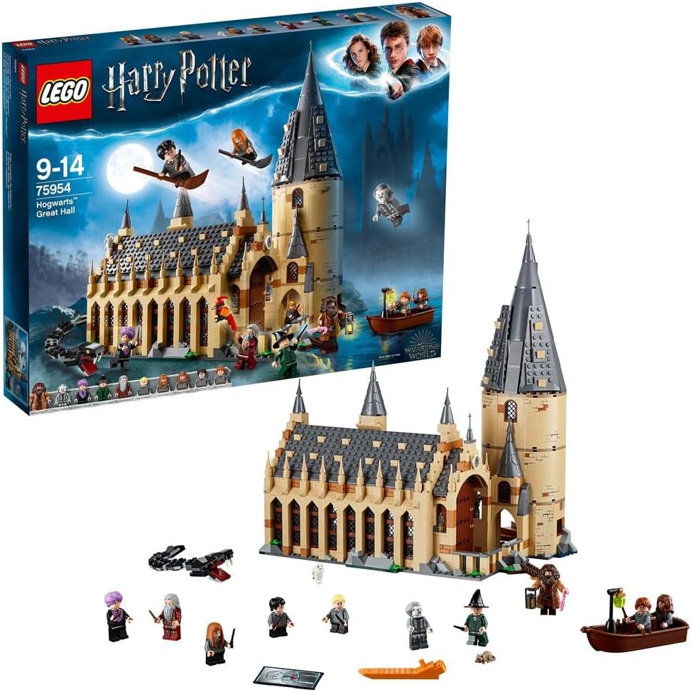 LEGO Harry Potter Hogwarts Great Hall 75954 Building Kit (878 Pieces)