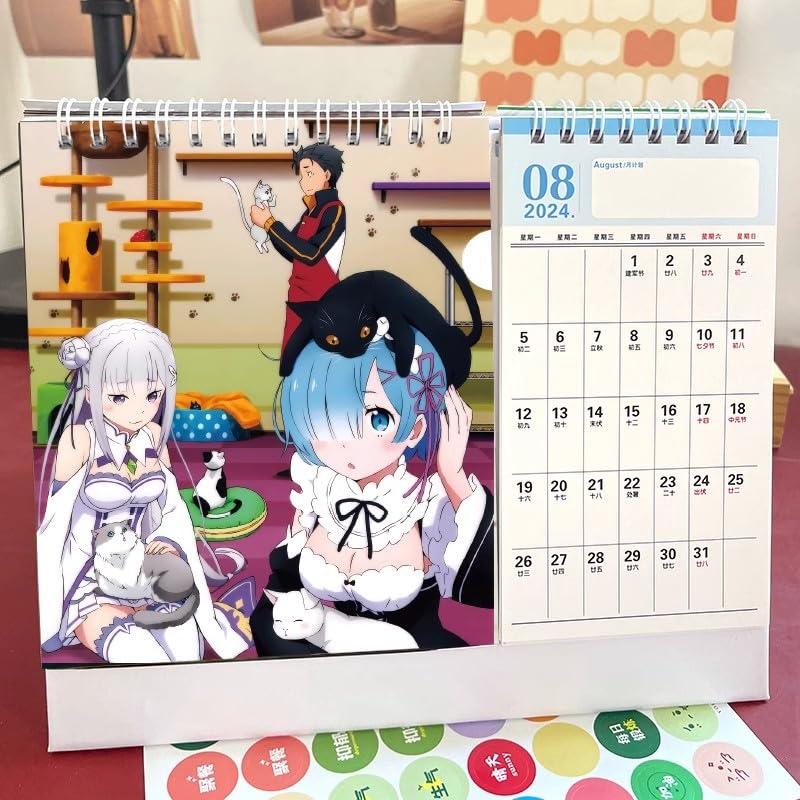Amazon.co.jp: Re：ゼロから始める異世界生活 2025-2026年 卓上