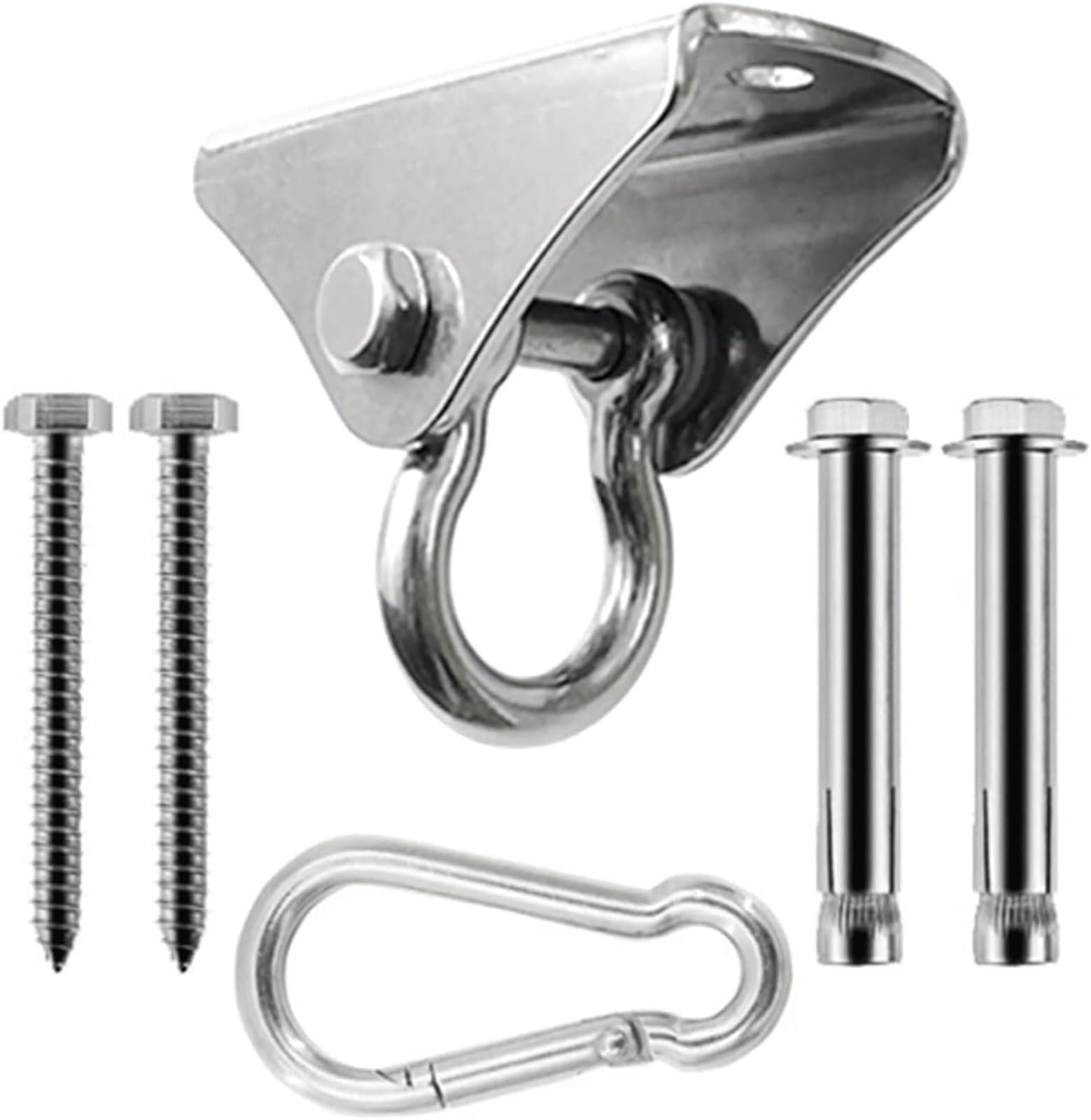 CNfhFRY Eye Hooks， 1set Swing Hook Load-Bearing Fixed Plate Base for Boxing Sandbag Chair