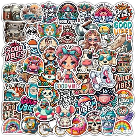 50 PCS Crab Sticker Pack - Waterproof Vinyl Decals For Laptop, Water Bottles & More